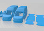 3d car model vehicle car model 3d rendering car animation military truck model